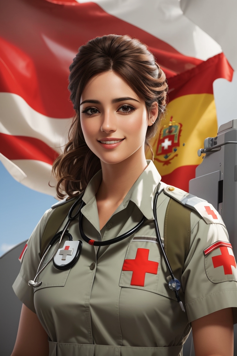 Enfermera militar española